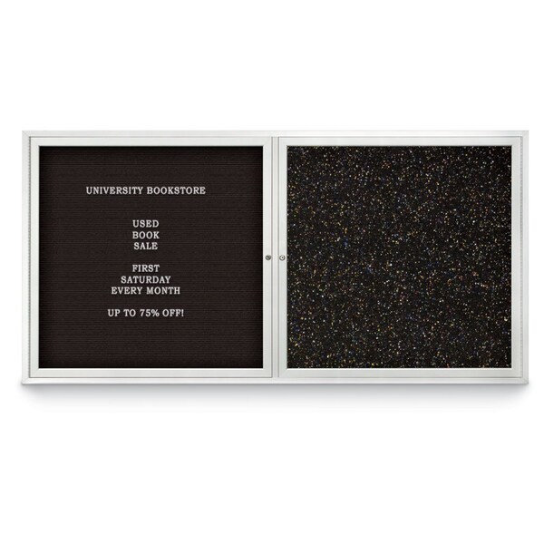 Corkboard, Amethyst/Black, 60"x36"